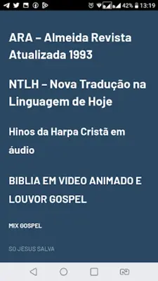 BIBLIA EM PORTUGUES FALADA android App screenshot 7